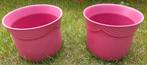 2 Vintage bloempotten, Tuin en Terras, Bloempotten, Ophalen