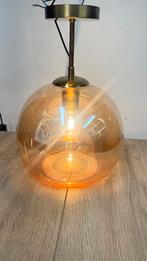 Glazen retro hang lamp / retro seventies style bol lamp, Gebruikt, Info@mse.nl, Seventies, Mse