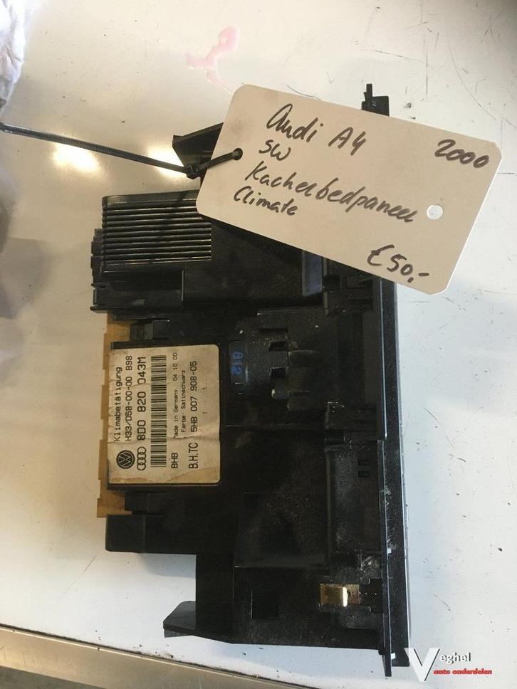 Audi A4 sw 1.8 5v 2000 Kachelbedieningspaneel climat, Auto-onderdelen, Dashboard en Schakelaars, Gebruikt, Ophalen of Verzenden