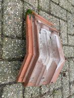 Vlakke mulden knik dakpan rood 55 stuks, Doe-het-zelf en Verbouw, Dakpannen en Dakbedekking, Ophalen, Gebruikt, Steen of Klei