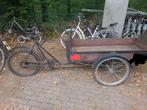 Oude bakfiets met werk, Ophalen, Gebruikt, Goederen, Overige merken