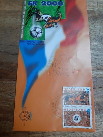 Eerste dag envelop voetbal en 2000 beschikbaar voor biedingen
