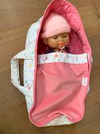 Corolle Babypop met Reiswieg en Wandelwagen, Ophalen of Verzenden, Gebruikt, Babypop