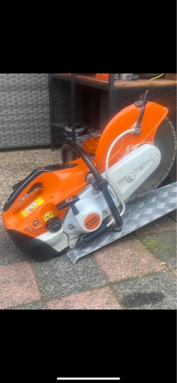 Stihl TS 500i  benzine bandenzaag met diamatschijf Ø350 mm. beschikbaar voor biedingen