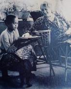 Ned.-Indie Bandoeng 1938 Jet Breeman met baboe van C.Japing, Ophalen of Verzenden, 1920 tot 1940, Ongelopen, Buiten Europa