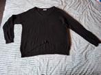 Zwarte gebreide trui jaqueline de yong M, Maat 38/40 (M), Zwart, Ophalen of Verzenden, Gedragen