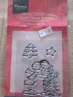 2 stempels Marianne Design Eline's Snow Friends Clear Stamps, Hobby en Vrije tijd, Stempelen, Ophalen of Verzenden, Zo goed als nieuw