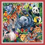 # Borduurpatroon; Jungle babies #, Verzenden, Nieuw, Handborduren, Patroon