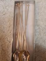 Vintage AH👑90 verzilveren Cocktail Lepels Set van 8stuks, Antiek en Kunst, Ophalen of Verzenden