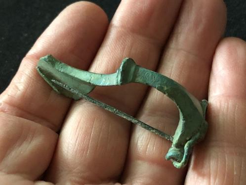 Romeinse FIBULA top patina ! Bodemvondst romeins archeologie, Antiek en Kunst, Curiosa en Brocante, Ophalen