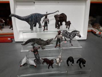 SCHLEICH WILDE DIEREN , DINO , FIGUREN enz in NIEUWSTAAT  beschikbaar voor biedingen