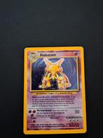 Alakazam 1/102 base set holo, Ophalen of Verzenden, Zo goed als nieuw, Losse kaart