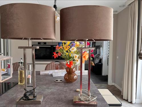 Hotel chique lampen 2 stuks, Huis en Inrichting, Lampen | Tafellampen, Zo goed als nieuw, Ophalen