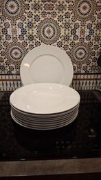 Witte Borden - Diameter 30cm. 10 stuks., Huis en Inrichting, Keuken | Servies, Gebruikt, Keramiek, Ophalen of Verzenden, Bord(en)