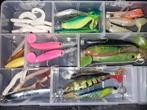 div boxen met roofvis matriaal box 1 €25 box 2 €15 foto 3 €5, Watersport en Boten, Hengelsport | Roofvissen, Ophalen of Verzenden