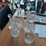 Diverse Kristallen karaffen - Set van 5, Ophalen