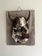 Landelijk sober wanddoek wandkleed kalkdoek, Ophalen of Verzenden, Zo goed als nieuw