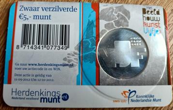 5 Euro 2012 Beeldhouwkunst UNC Coincard beschikbaar voor biedingen