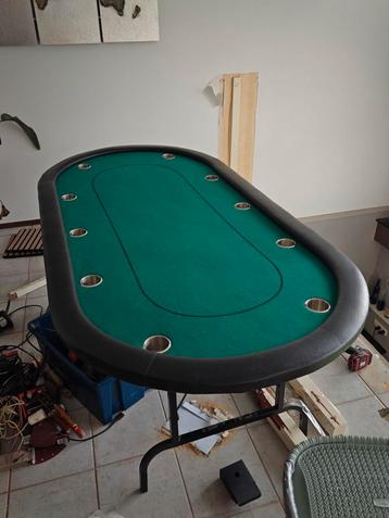 10 persoons pokertafel  beschikbaar voor biedingen