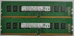 16GB DDR4 2x8GB PC4-17000 2133MHz Hynix Desktop 1641 1629, 2133MHz, Gebruikt, Verzenden, DDR4
