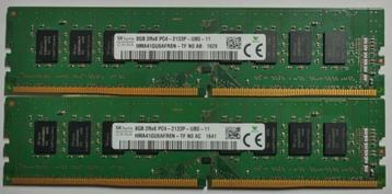 16GB DDR4 2x8GB PC4-17000 2133MHz Hynix Desktop 1641 1629 beschikbaar voor biedingen
