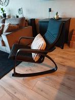 Schommelstoel zwart, Huis en Inrichting, Stoelen, Ophalen, Zo goed als nieuw, Zwart, Eén