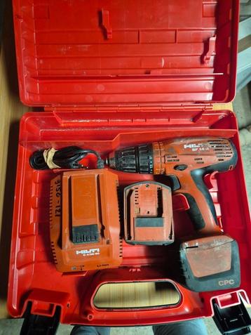 Hilti SF 14A schroefmachine met acculader & 2 accu's beschikbaar voor biedingen