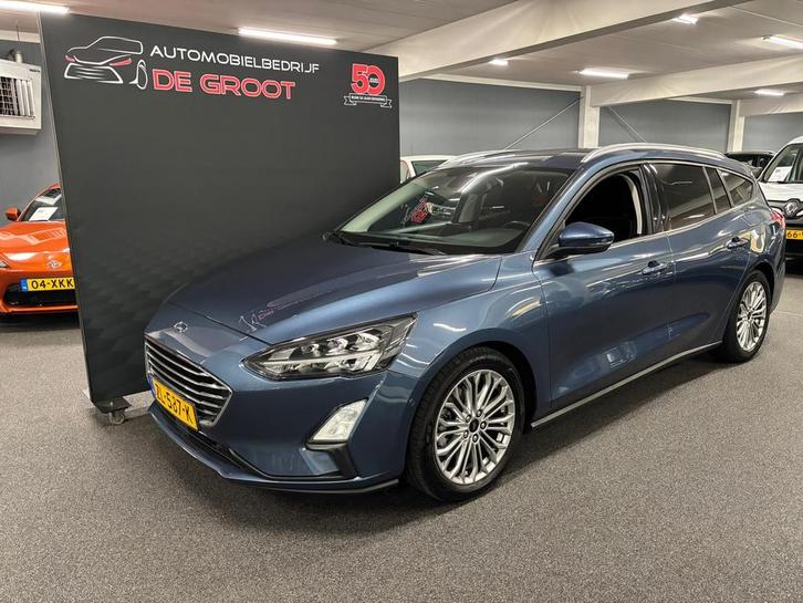 Ford Focus Wagon 1.5 EcoBoost Titanium Business NL-auto met, Auto's, Ford, Bedrijf, Te koop, Focus, ABS, Achteruitrijcamera, Airbags