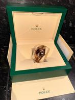 Rolex Daydate 2022 Chocolate Baguette Dial 41mm, Sieraden, Tassen en Uiterlijk, Horloges | Heren, Ophalen, Staal, Polshorloge