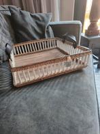 Rieten dienblad riviera maison, Mand, Ophalen of Verzenden, Zo goed als nieuw, Riet