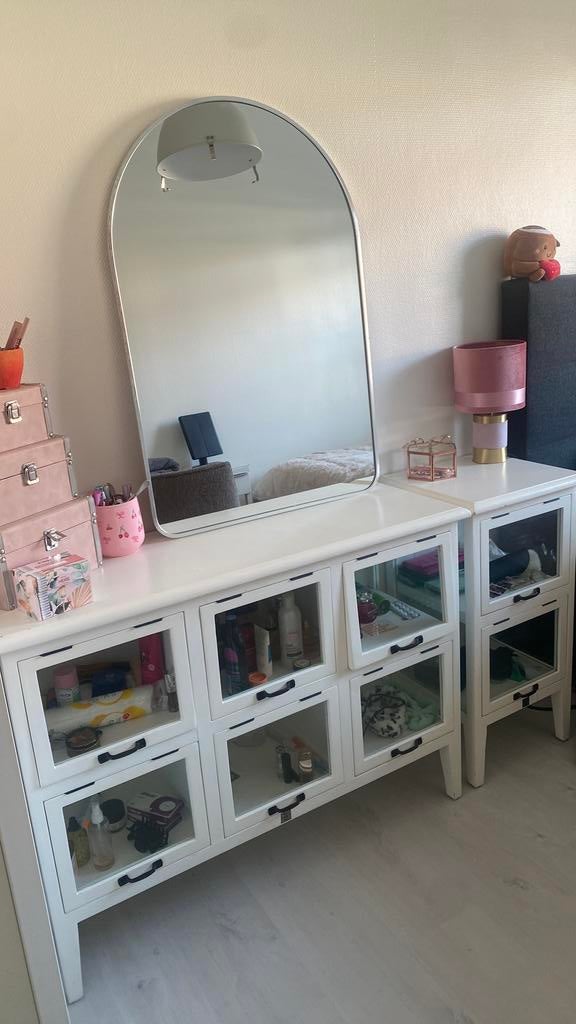 Riviera Maison meubels - 3 delig - Zo goed als nieuw!, Overige materialen, Minder dan 50 cm, Ophalen of Verzenden, Zo goed als nieuw