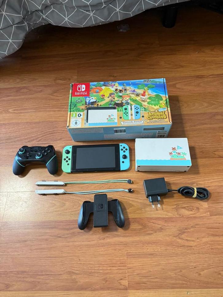 Nintendo Switch Animal Crossing Editie, Spelcomputers en Games, Games | Nintendo Switch, Zo goed als nieuw, Racen en Vliegen, 1 speler