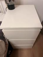 IKEA MALM Nachtkastje - Wit, Ophalen, Overige materialen, Minder dan 50 cm, Gebruikt