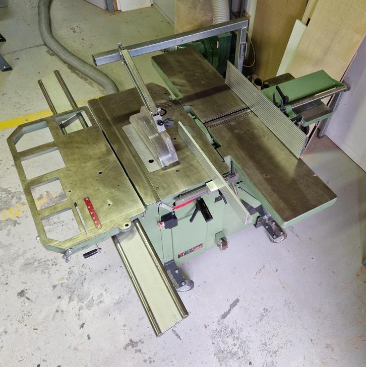 Robland X310 combimachine en afzuiger, Doe-het-zelf en Verbouw, Gereedschap | Zaagmachines, Gebruikt, Overige typen, 1200 watt of meer