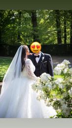 Trouwjurk 2025, Kleding | Dames, Trouwkleding en Trouwaccessoires, Ophalen of Verzenden, Zo goed als nieuw, Wit, Trouwjurk