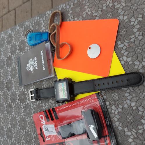 Scheidsrechters spullen met spintso scheidsrechters horloge, Sport en Fitness, Voetbal, Zo goed als nieuw, Set, Ophalen