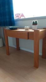 Side table uniek, Huis en Inrichting, Tafels | Bijzettafels, 60 cm of meer, Rechthoekig, Zo goed als nieuw, Hout