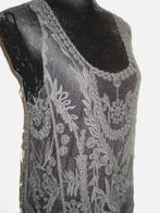 Paris Et Moi opengewerkt tuniek  maat L, Kleding | Dames, Paris et moi, Verzenden, Zwart, Maat 42/44 (L)
