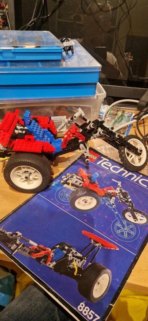 Lego Technic 8857 Motorfiets trike- Zo goed als nieuw, Ophalen of Verzenden