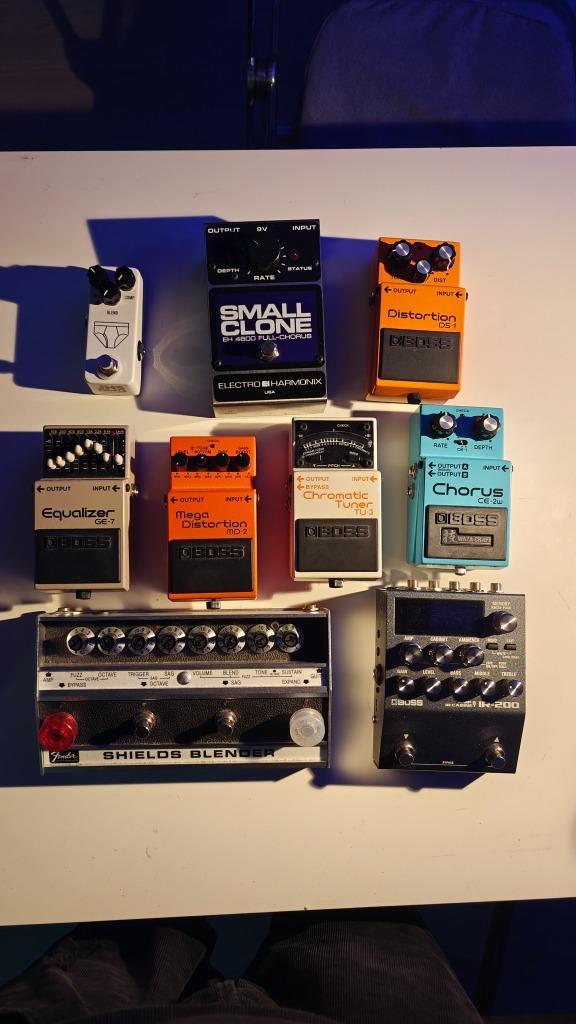 Boss, electro harmonix, fender, en JHS pedalen, Muziek en Instrumenten, Effecten, Zo goed als nieuw, Chorus, Distortion, Overdrive of Fuzz