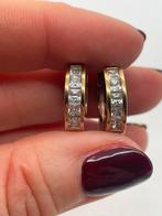 B85 Prachtige zilveren oorbellen goudkleurig, Ophalen of Verzenden, X, Goud, X