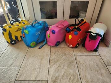 Shaun the sheep, trunki en andere kinderkoffers beschikbaar voor biedingen