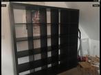 Expedit kalax roomdevider Ikea vakkenkast zwart bruin, 150 tot 200 cm, 25 tot 50 cm, 150 tot 200 cm, Ophalen of Verzenden