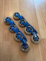 Powerslide skeeleronderstel 4x100, Sport en Fitness, Skeelers, Gebruikt, Ophalen of Verzenden, Inline skates 4 wielen, Powerslide