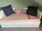 Bed (bank) Hemnes, Ophalen, Wit, Tweepersoons, 140 cm
