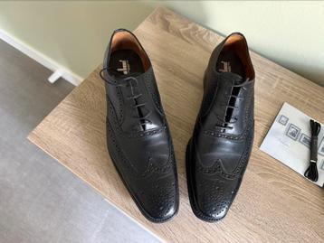 Van Bommel zwarte lederen schoenen Maat 44,5 / UK 10 beschikbaar voor biedingen