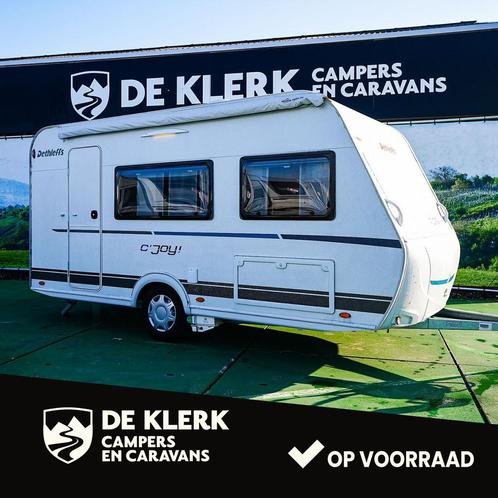 Dethleffs C-JOY 420 QSH (bj 2021), Caravans en Kamperen, Caravans, Bedrijf, tot en met 2, 750 - 1000 kg, Dethleffs, 6 tot 7 meter
