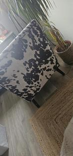 Leuke stoel met koeienprint, Ophalen, Gebruikt, Stof