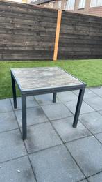 Tuintafel L90cm B90cm H75cm GRATIS, Ophalen, Gebruikt, Vierkant, Hout