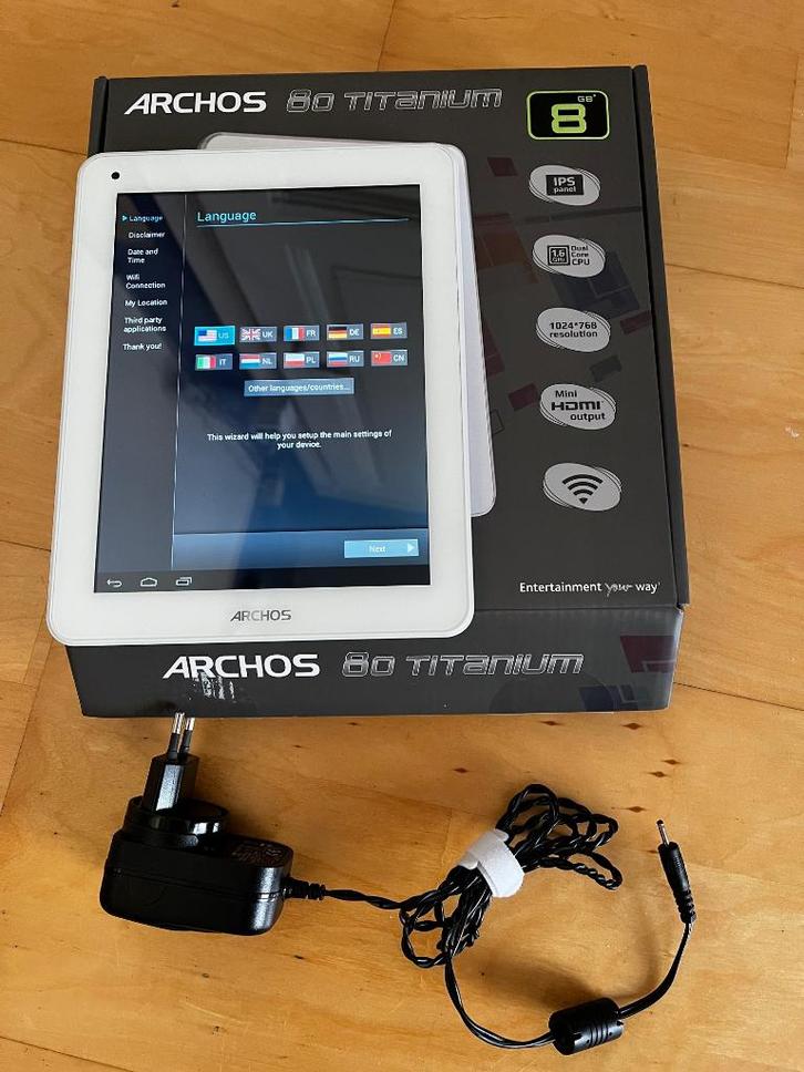 Archos 80 Titanium Android Tablet, Computers en Software, Android Tablets, Gebruikt, Wi-Fi, 8 inch, 16 GB, Ophalen of Verzenden